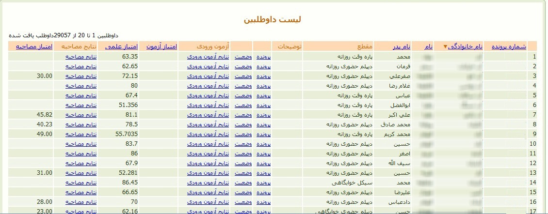 معرفی سامانه پذیرش-دفتر فناوری اطلاعات